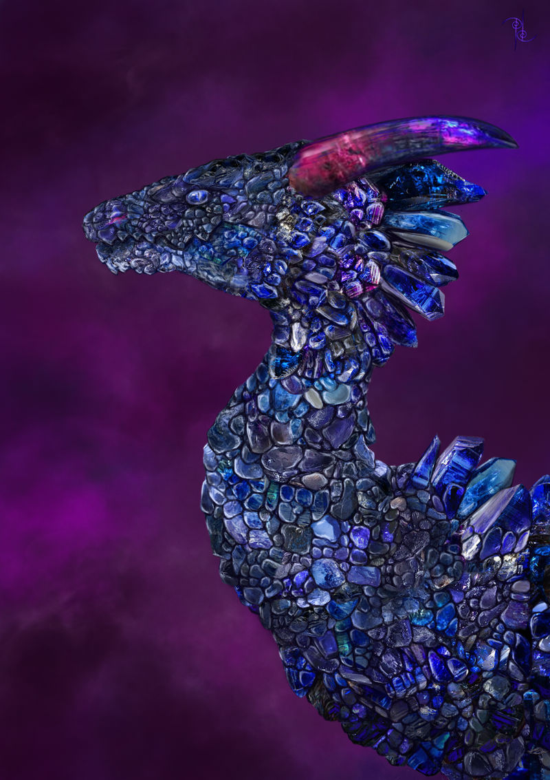 Tanzanite Dragon by pluto-my-way
