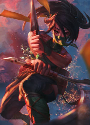Akali Fanart by ArtfulBeast Akali Fanart by ArtfulBeast