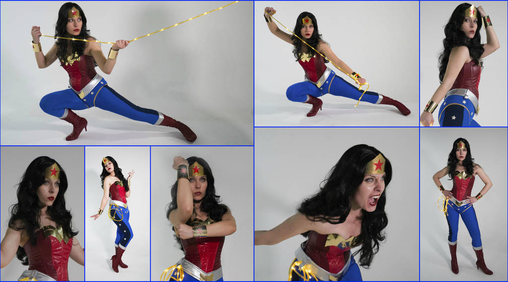 Wonder Woman Cosplay Collage by AmmieChan