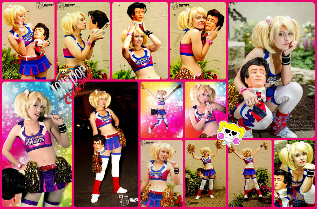 Lollipop Chainsaw Juliet Cosplay Collage by AmmieChan