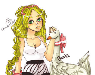 Goose Rider by Souvenir-Rose