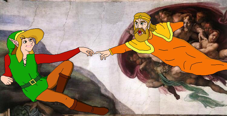King Harkinian creates Link by Thepoo1234