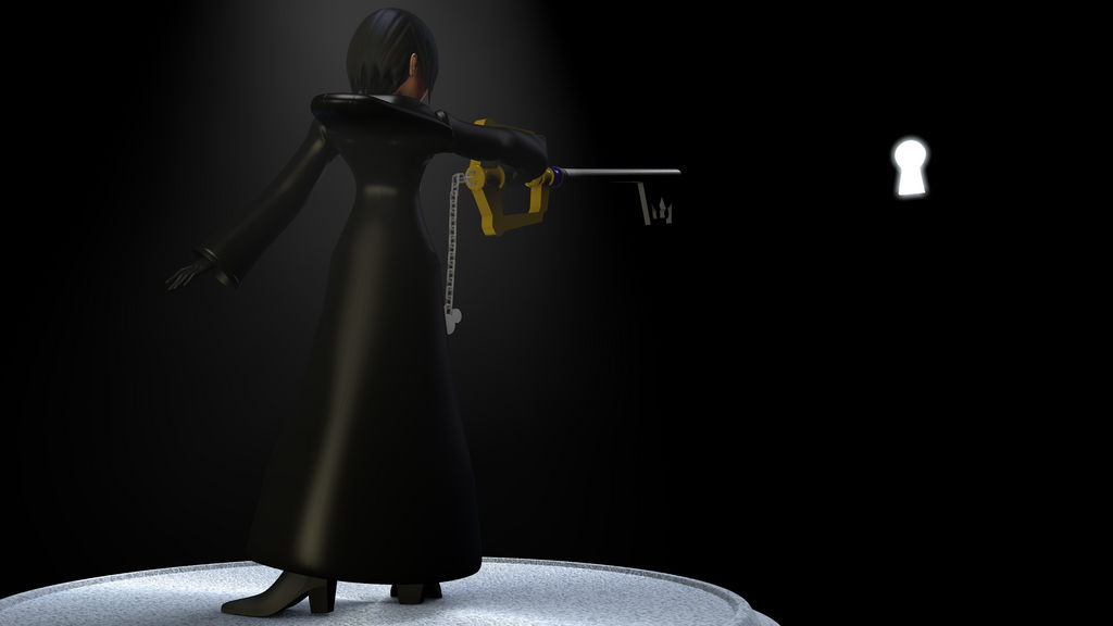 Kingdom Hearts: Xion 3D Model (seal the keyhole) by TheRPGPlayer
