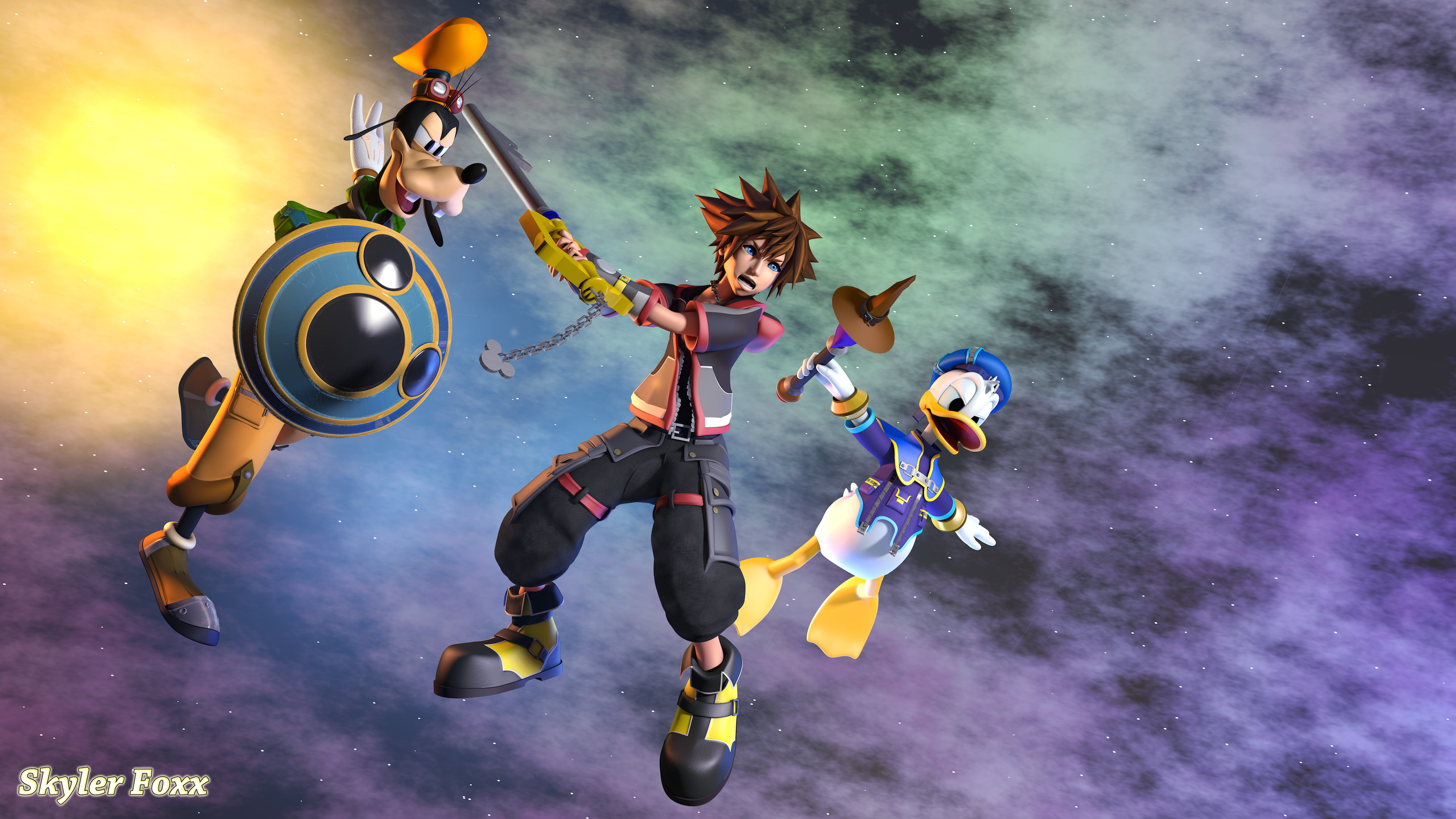 SORA! DONALD! GOOFY! by TheRPGPlayer