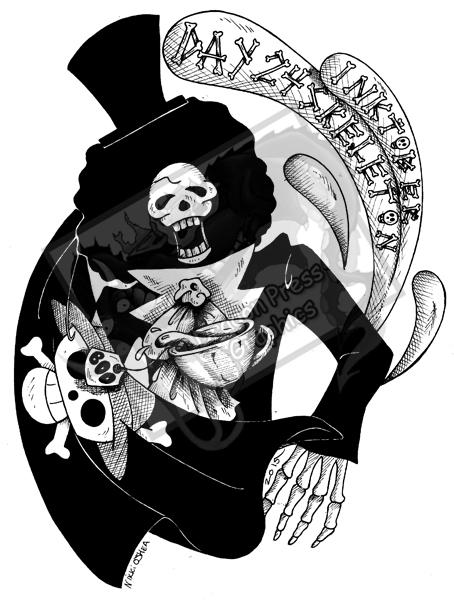 Inktober Day 24 - Skeleton by DragonPress