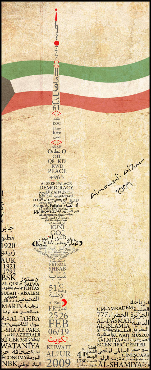 Kuwait 25-26 Typo by Almowali-Al7ur