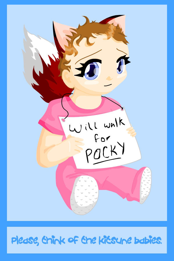 Kitsune Baby by usagisailor