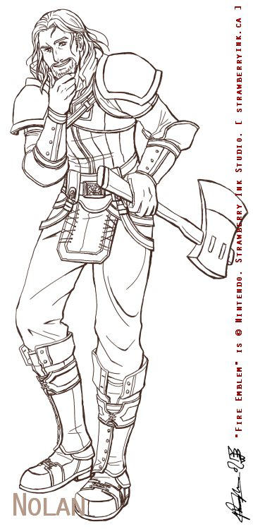 Fire Emblem - Nolan bw by Meibatsu