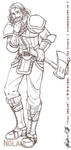 Fire Emblem - Nolan bw by Meibatsu