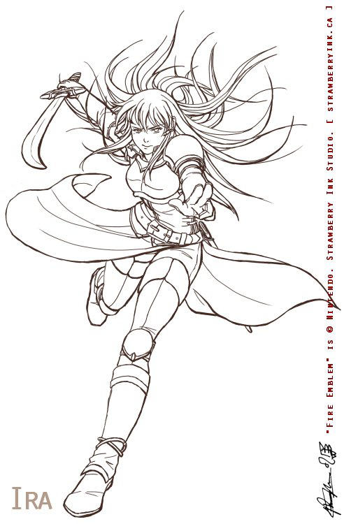 Fire Emblem - Ira bw by Meibatsu