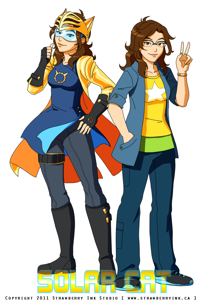 Solar Cat - hero and civilian by Meibatsu