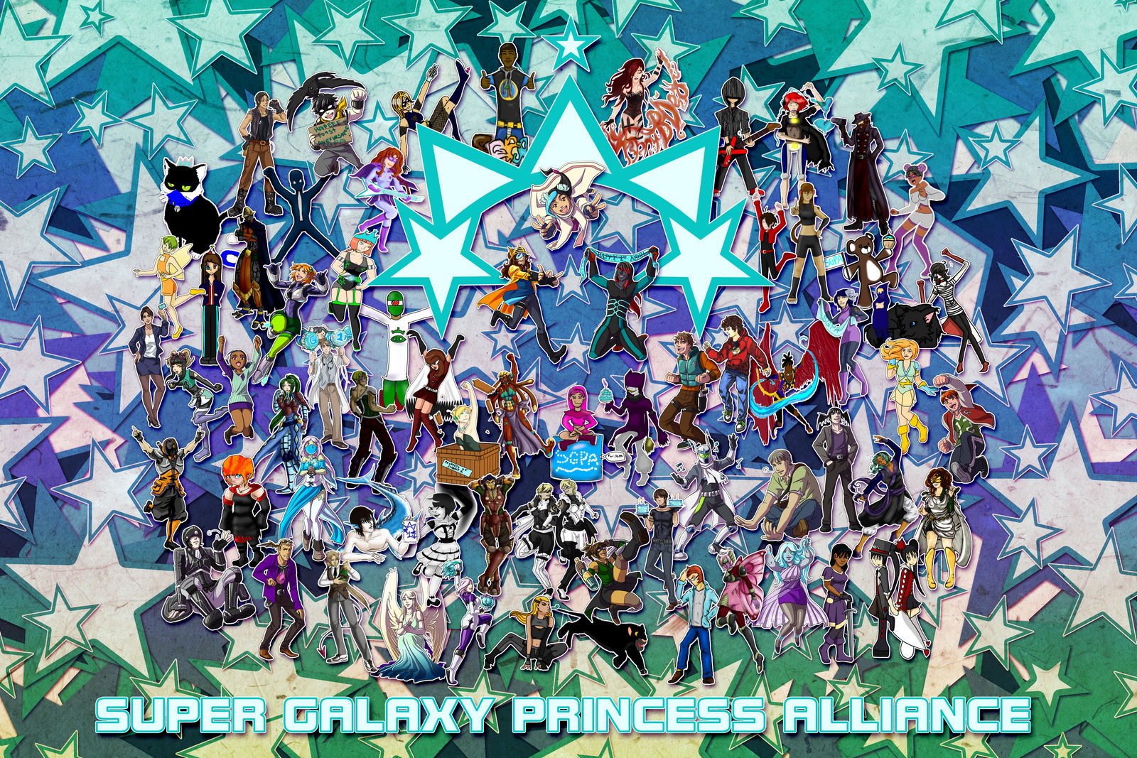 SGPA 1st Anniversary Poster! by Meibatsu