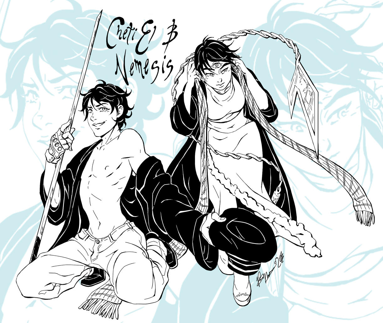 Cheti El and Nemesis by Meibatsu