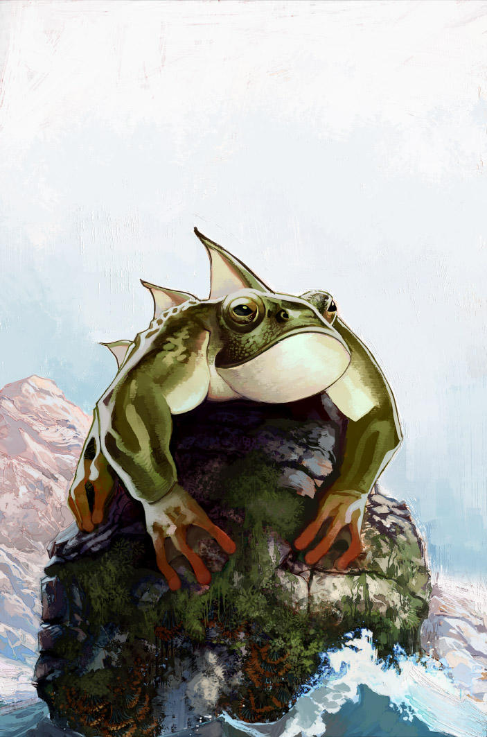 Giant Sea Frog by BerolEagle