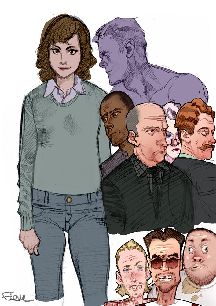 Colored Sketches by BerolEagle