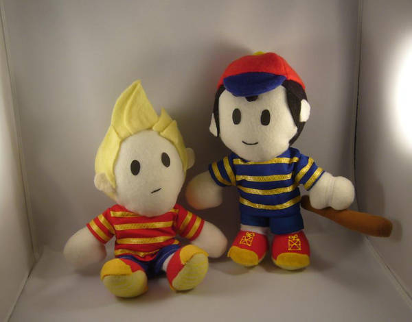 Earthbound Ness Lucas plushes by pandari
