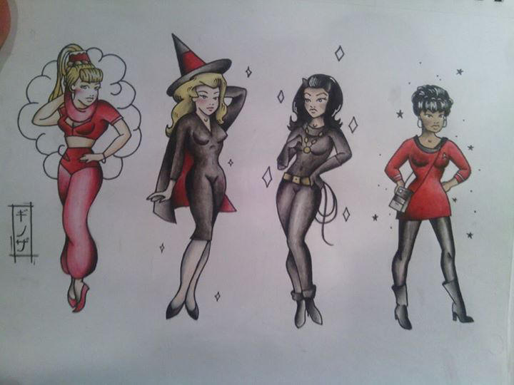 sailor jerry style ladies by morgoththeone