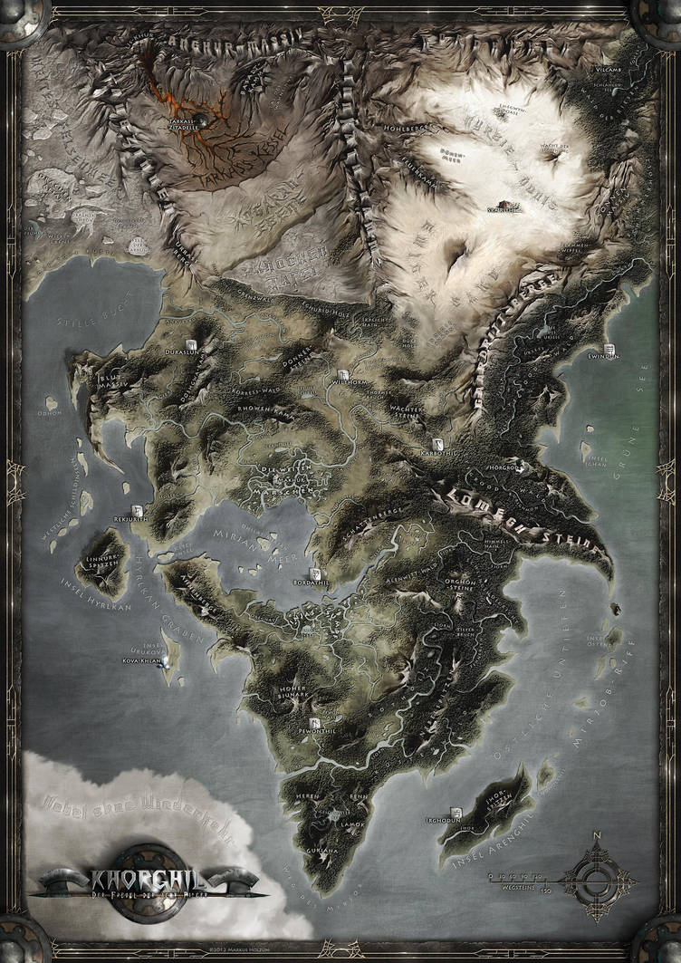KHORGHIL FANTASY MAP by Khorghil