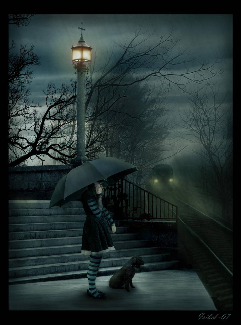 Waiting For The Train by Iribel