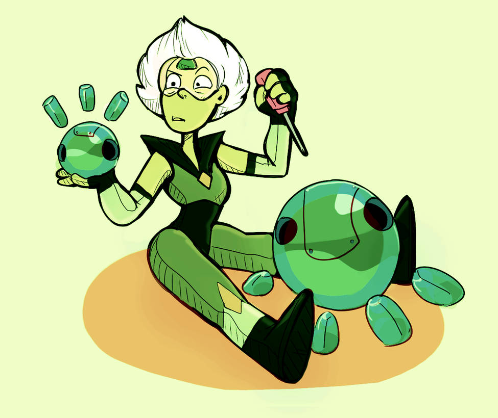 alternatively titled, Peridot Giving A Rat's Ass About Her Robots Thank you, StrawberryVanilla14, for the request! Sorry this is late! I usually get requests done the same day I receive them ahh.&n...
