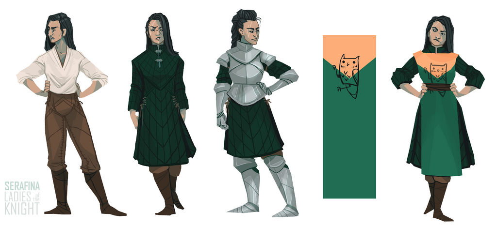 Serafina - design sheet. by FionaCreates