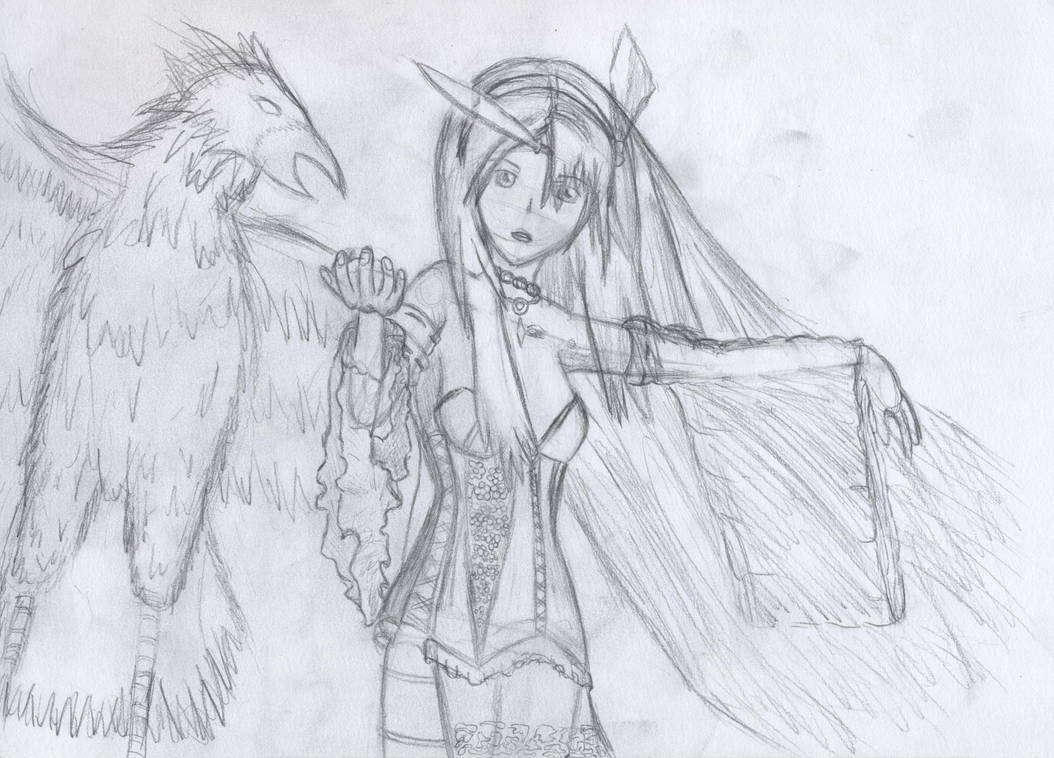 Pheonix and woman copyexercise by raptor-tk