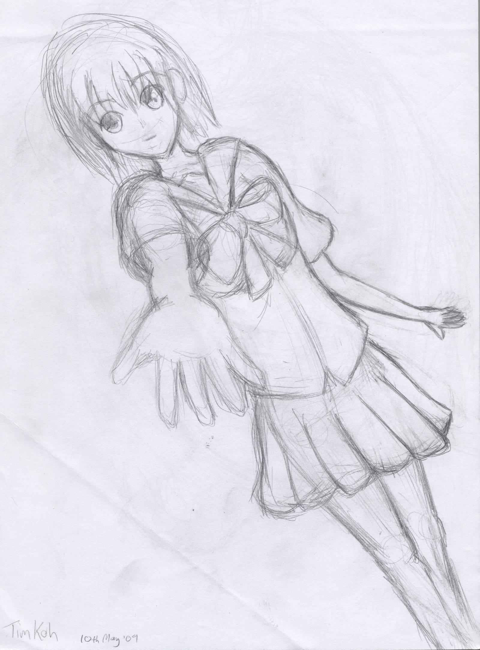 girl reaching out by raptor-tk
