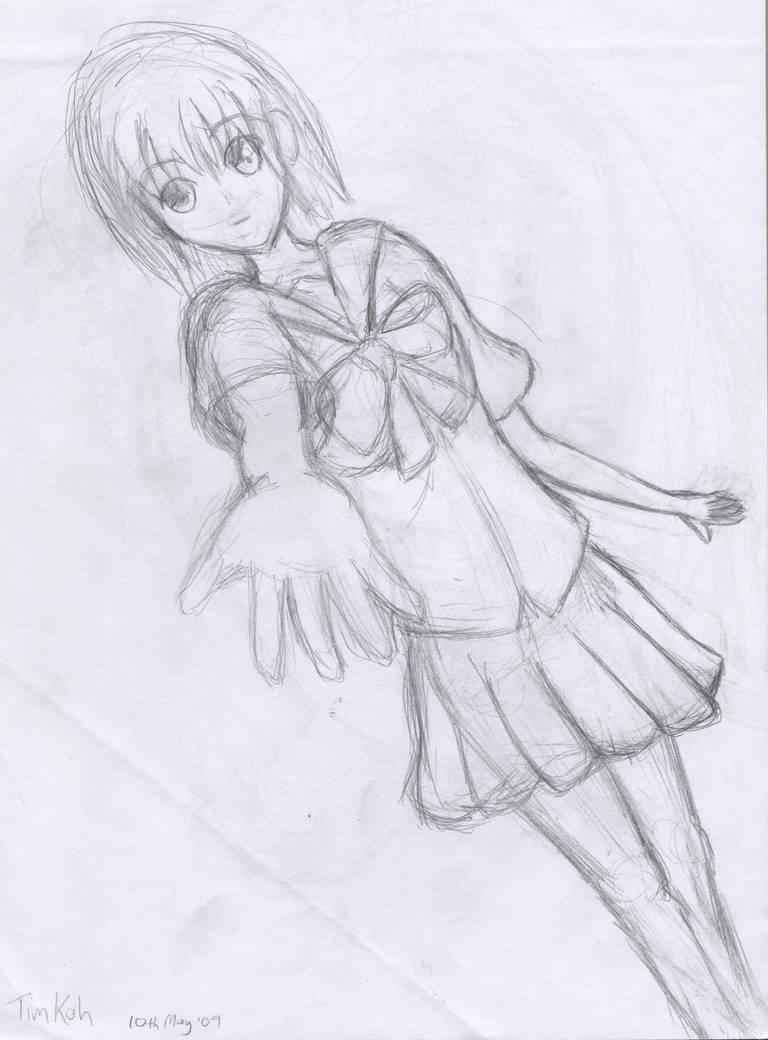 girl reaching out by raptor-tk