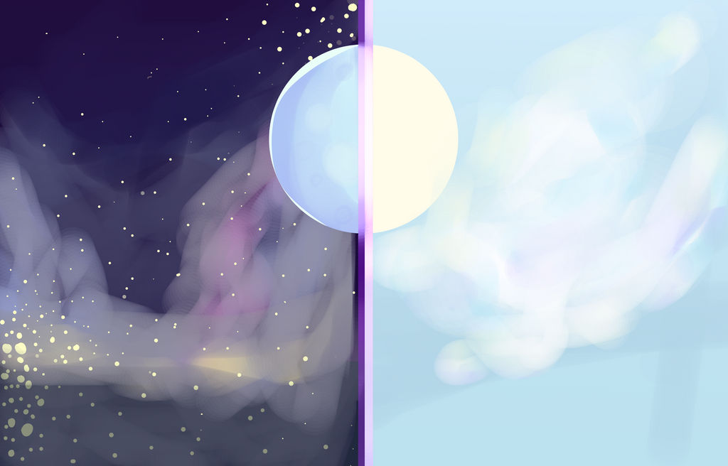 Night And Day Background By Funriltheflower On Deviantart