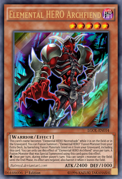 Elemental HERO Archfiend by BatMed