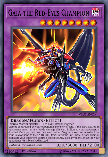 Gaia the Red-Eyes Champion by BatMed