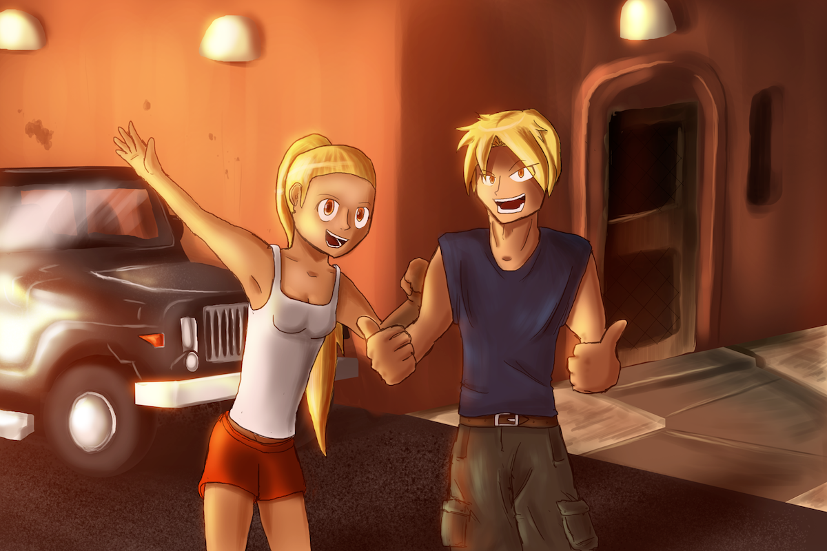 Bro and Sis by Axeraider70