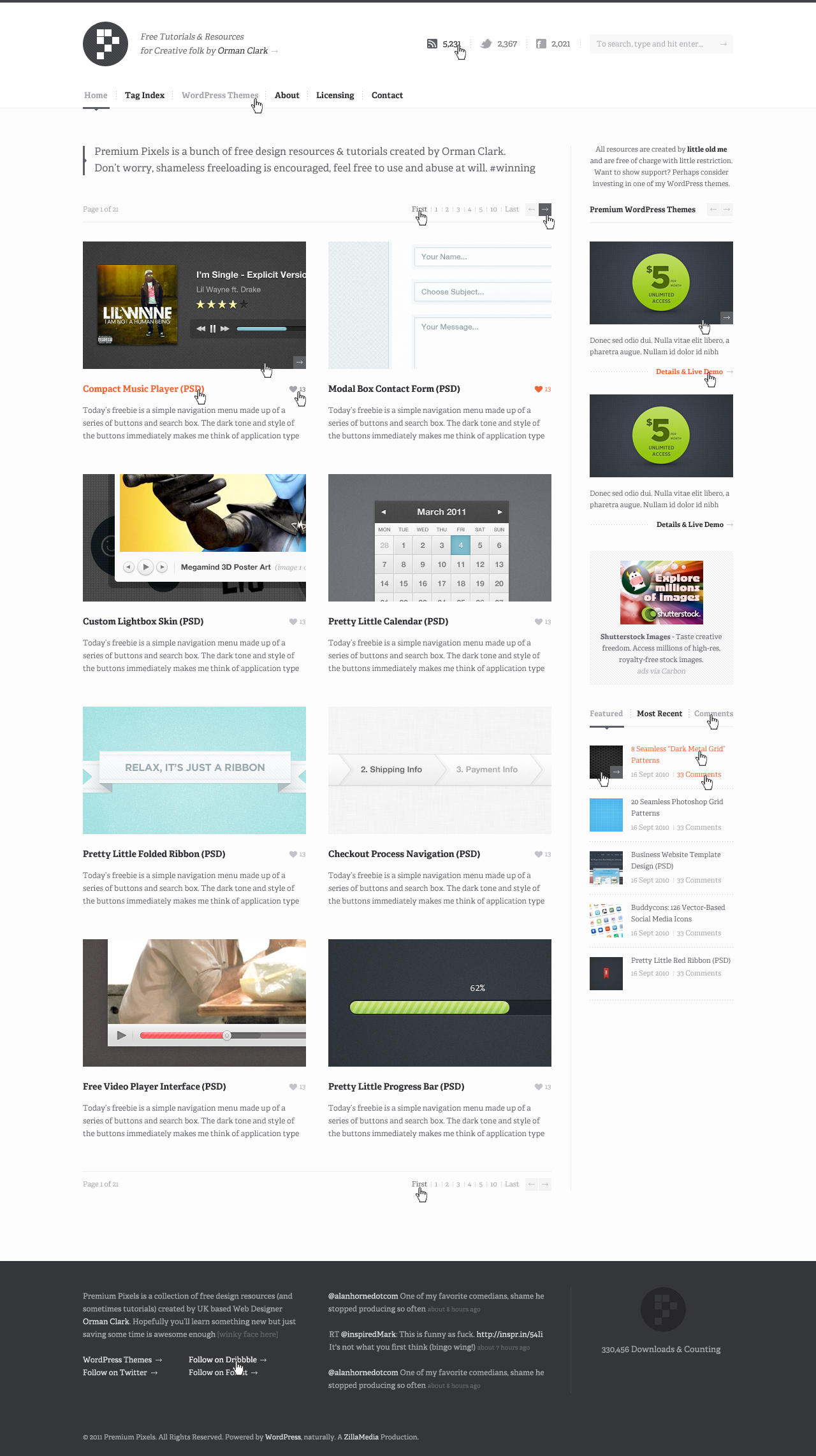 PremiumPixels.com Redesign by ormanclark