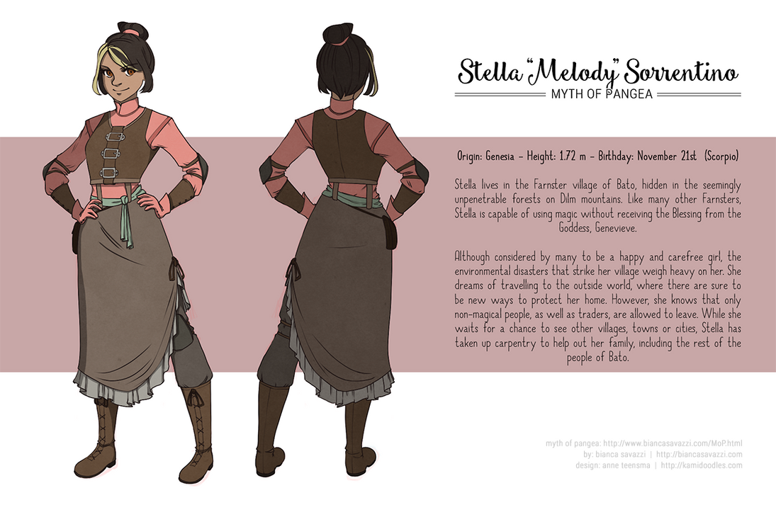 Myth of Pangea - Stella Sorrentino by kamidoodles