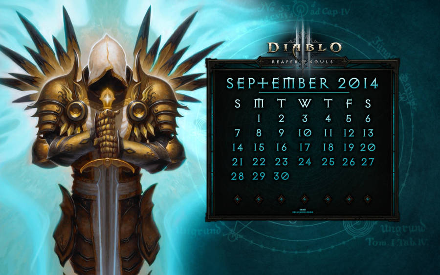 Caldendar #4: September 2014 by Holyknight3000