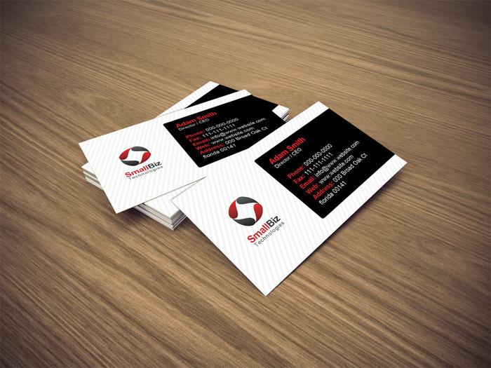 Free Clean Business Card Design by thearslan
