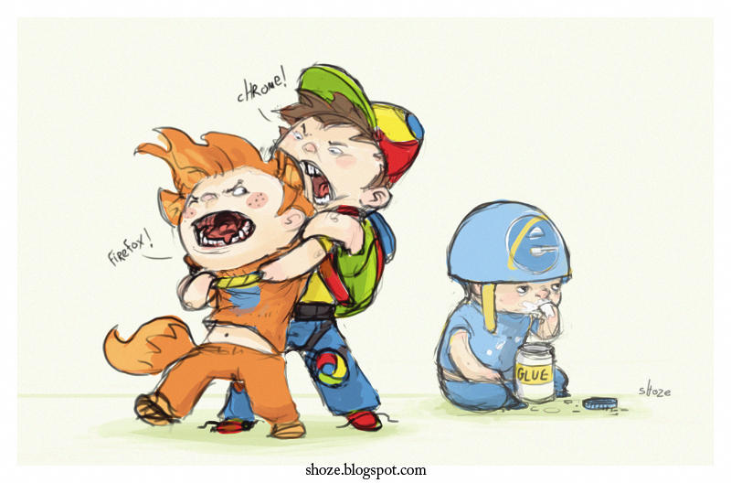 browser wars by shoze