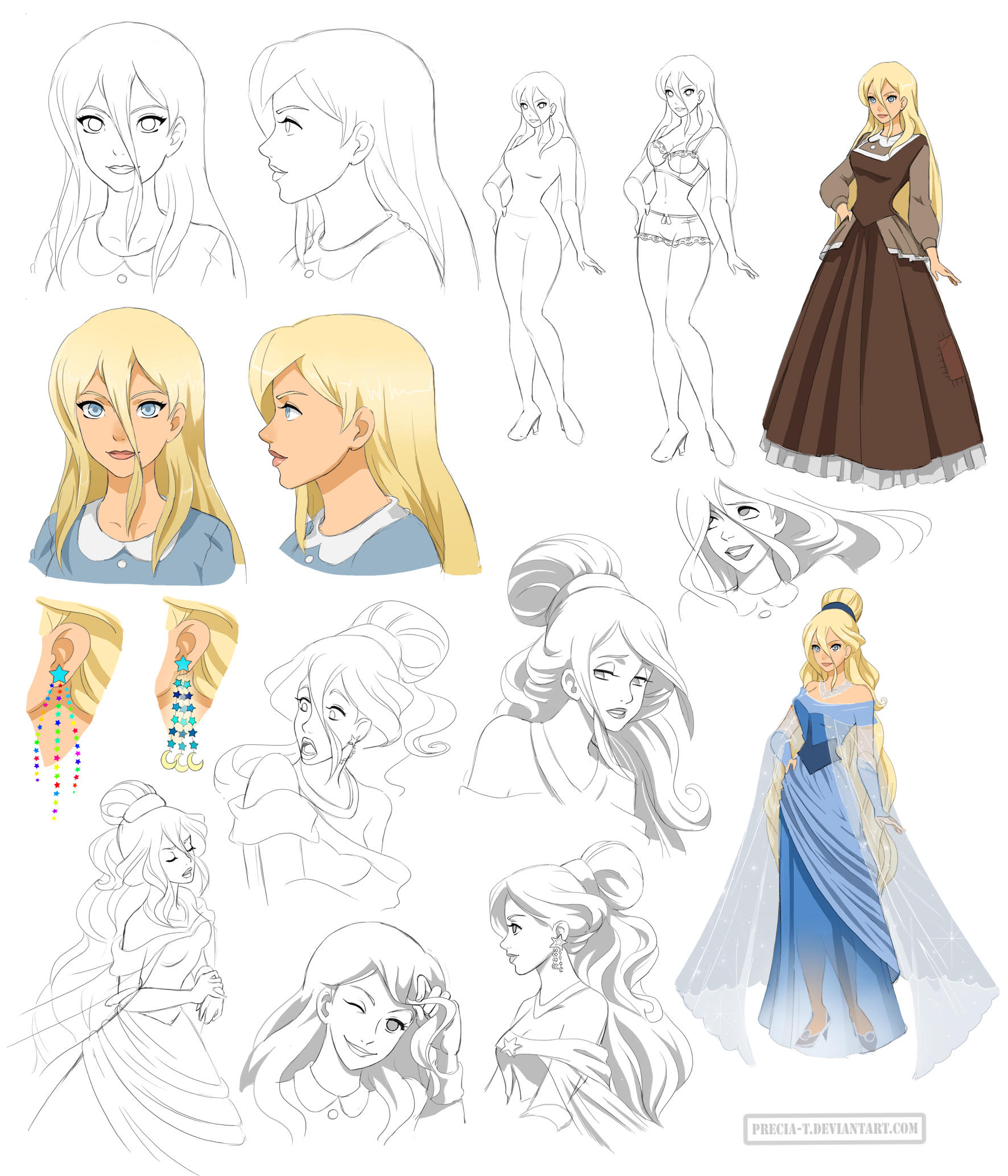 Disney princess design, Starina (commission) by Precia-T