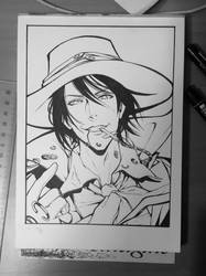Inktober - Alucard by Precia-T