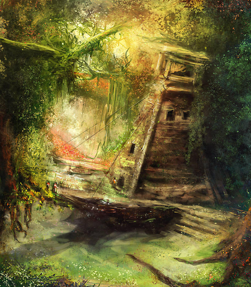 Speedpainting: Watchtower by N-Deed