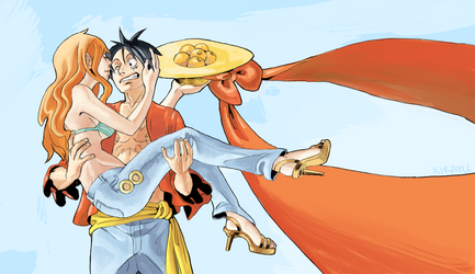 OP: HBD LUFFY 2011 by kirayukari