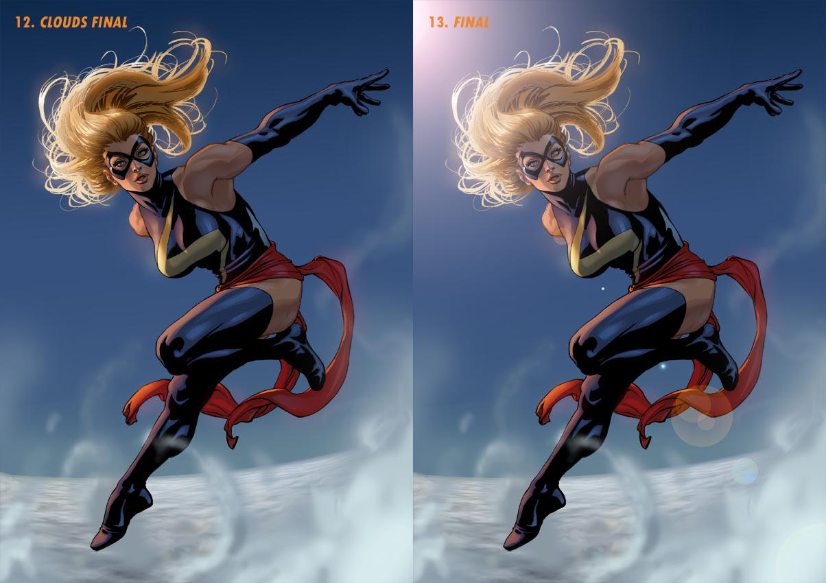 Ms Marvel Steps 12 + 13 by davidyardin
