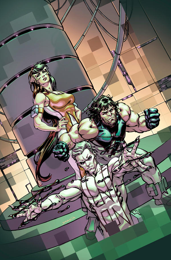 Hypernaturals 1 3rd Printing Cover by davidyardin