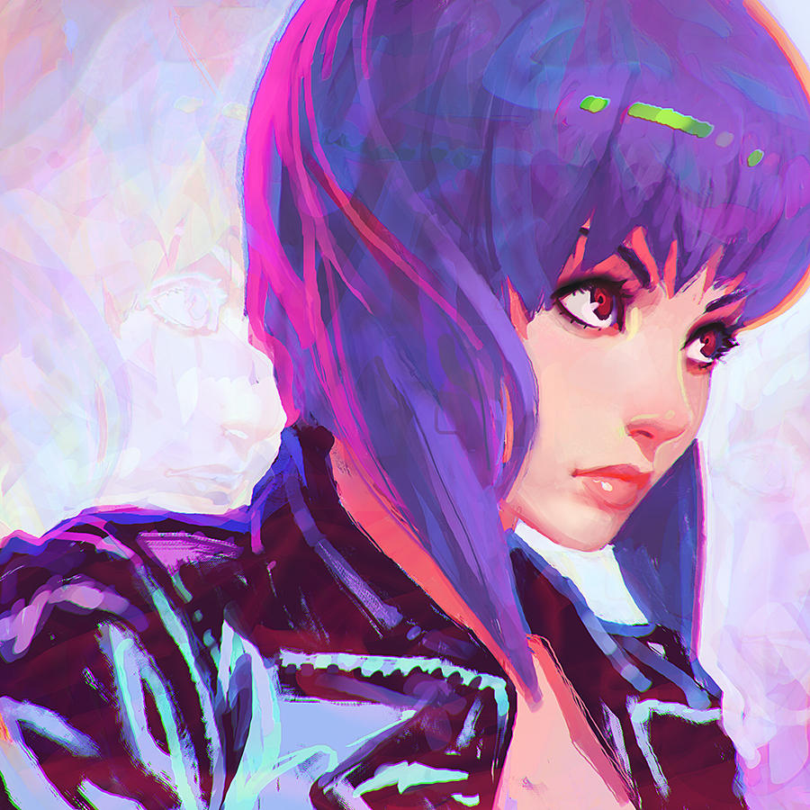 Motoko Kusanagi by Kuvshinov-Ilya