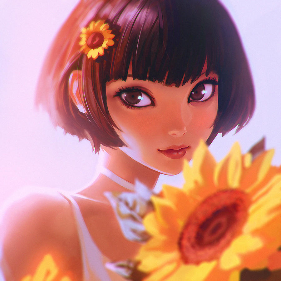 Sunflower by Kuvshinov-Ilya