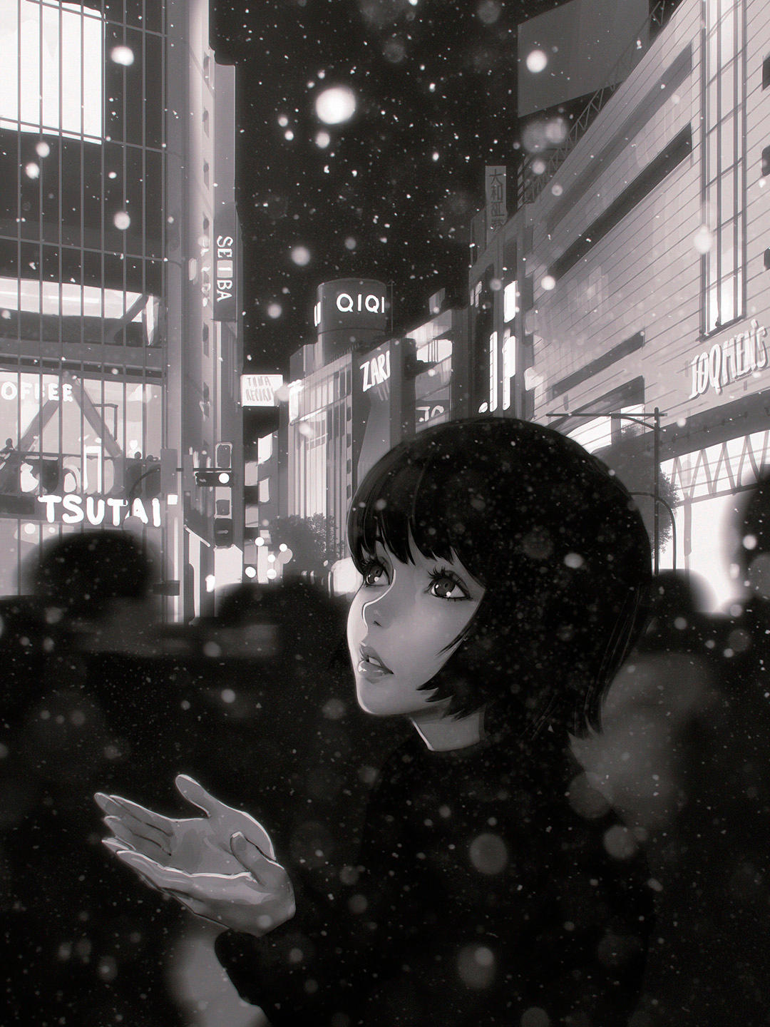 Snow by Kuvshinov-Ilya
