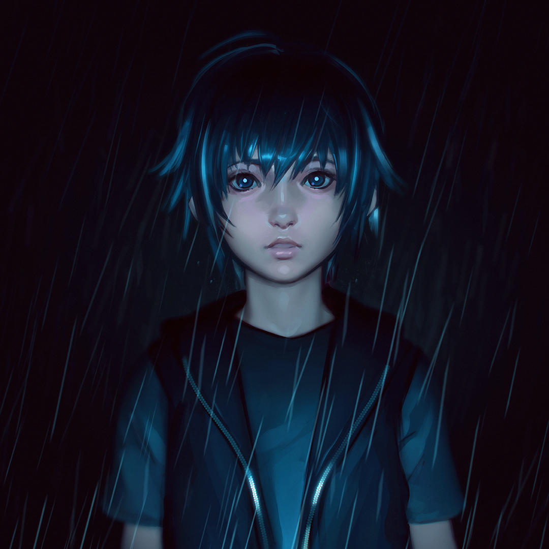 Rain by Kuvshinov-Ilya