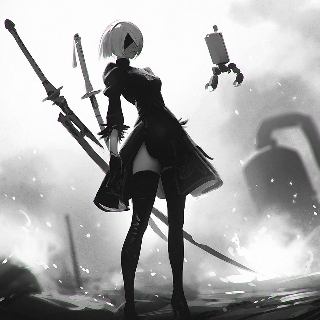 Nier: Automata by Kuvshinov-Ilya