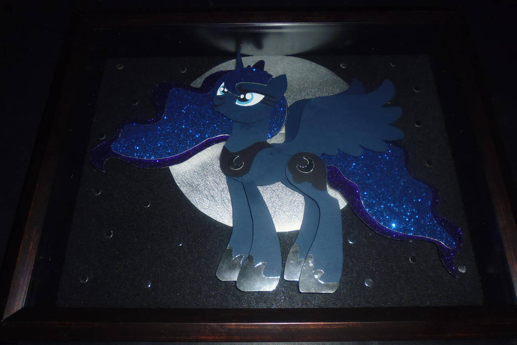 Princess Luna Shadowbox by vikingerik78