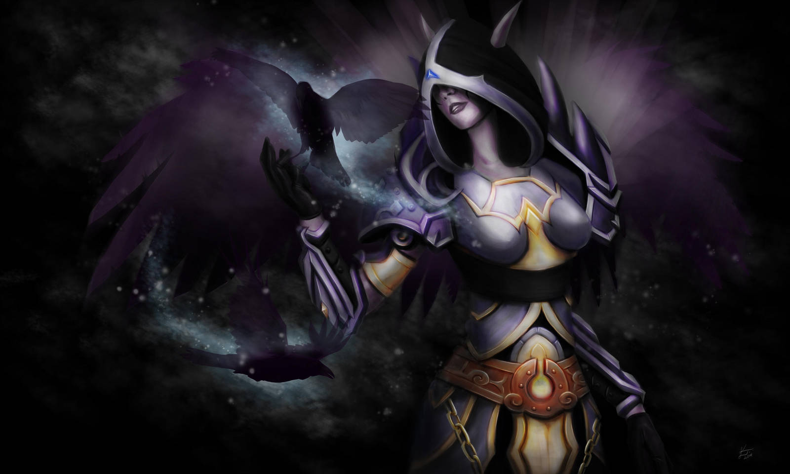 Shadow priest by SerraArc